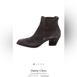 Jimmy Choo Grey Suede boots